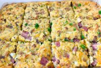 Quick Ham and Egg Stuffing Breakfast Bake