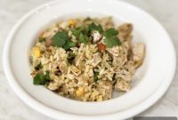 Easy One Pan Chicken and Veggie Rice