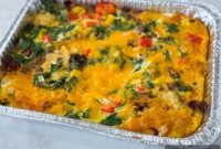 Hearty Sausage Hash Brown Egg Bake