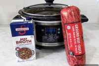 Savory Slow Cooker Ground Beef