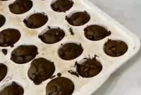 Stealthy Green Chocolate Mini Muffins