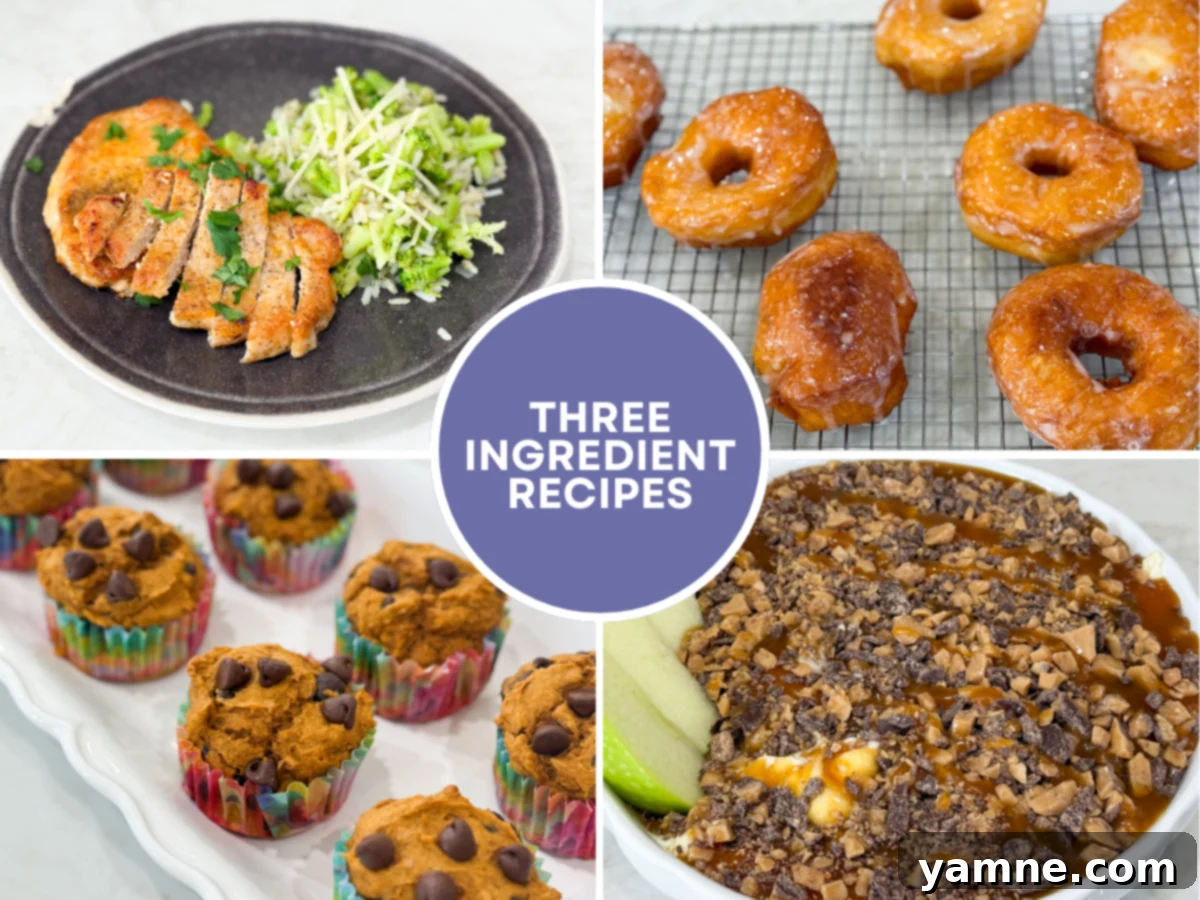8 Magical 3-Ingredient Recipes for Easy Dinners and Delicious Treats 1 featured 33855