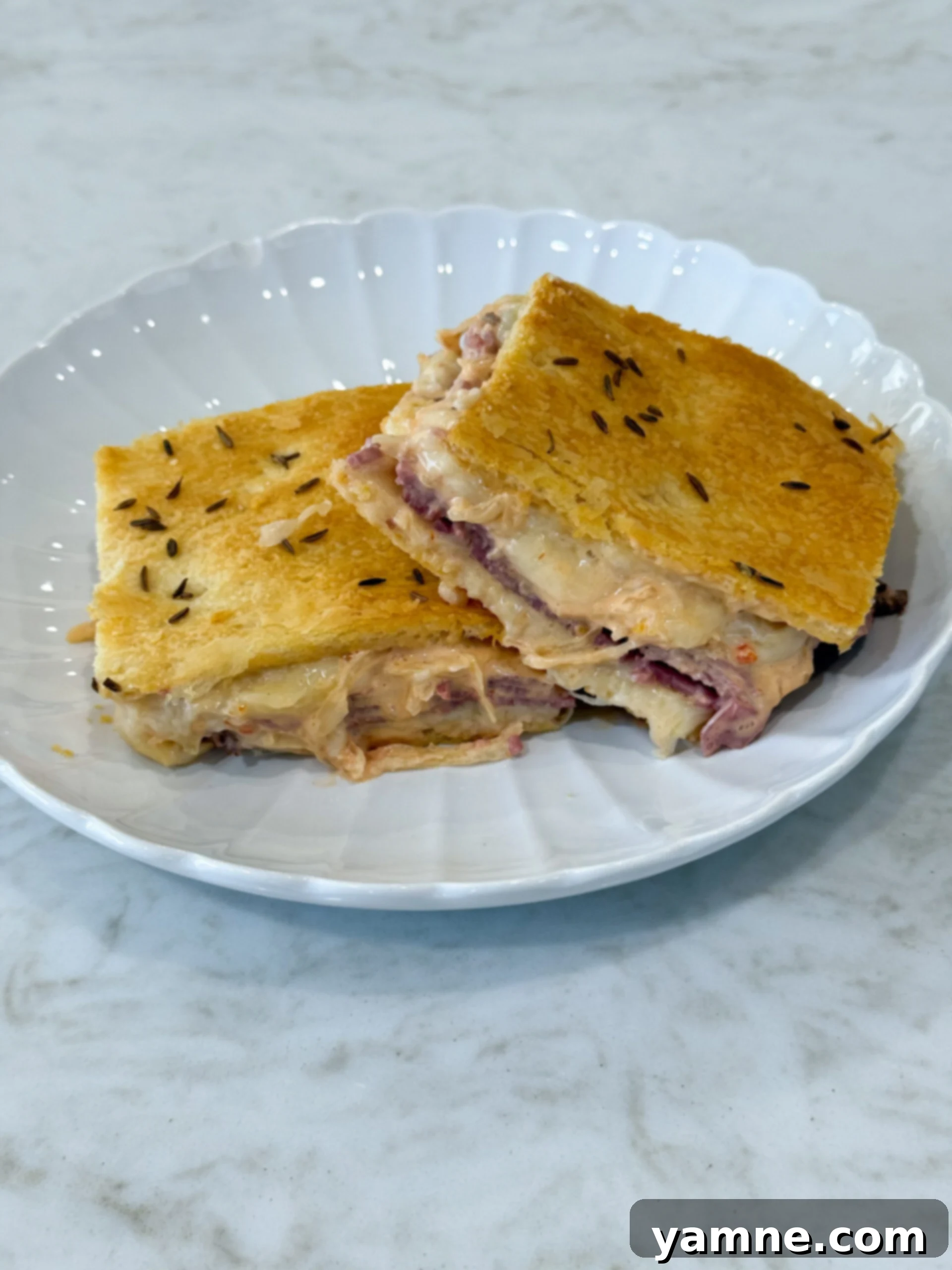 Pastrami Swirl Bake 1 featured 34362