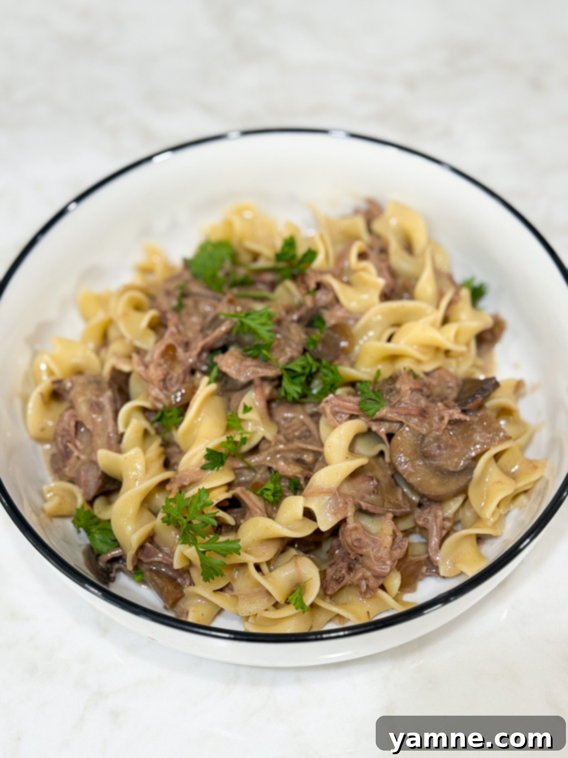 Easy Slow Cooker Beef Stroganoff 1 featured 34904
