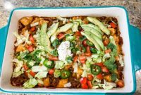 Pull Apart Enchilada Bake