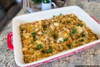 Savory Chicken and Carrot Rice Bake