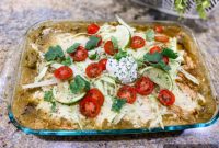 Zesty Chicken Enchilada Bake