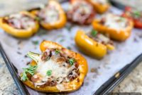 One-Pan Stuffed Bell Peppers