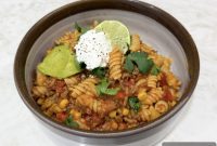 Slow Cooker Taco Pasta