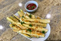 Crispy Parmesan Zucchini Wedges