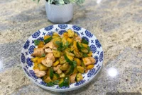 Spicy Cajun Chicken and Colorful Veggies