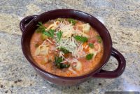 Sizzling Sausage & Tortellini Slow Cooker Soup