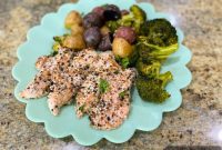 Everything Bagel Sheet Pan Chicken and Vegetables