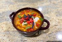 Easy 8-Can Crockpot Chicken Taco Soup