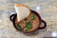 Hearty and Healthy Black Eyed Peas with Fresh Spinach