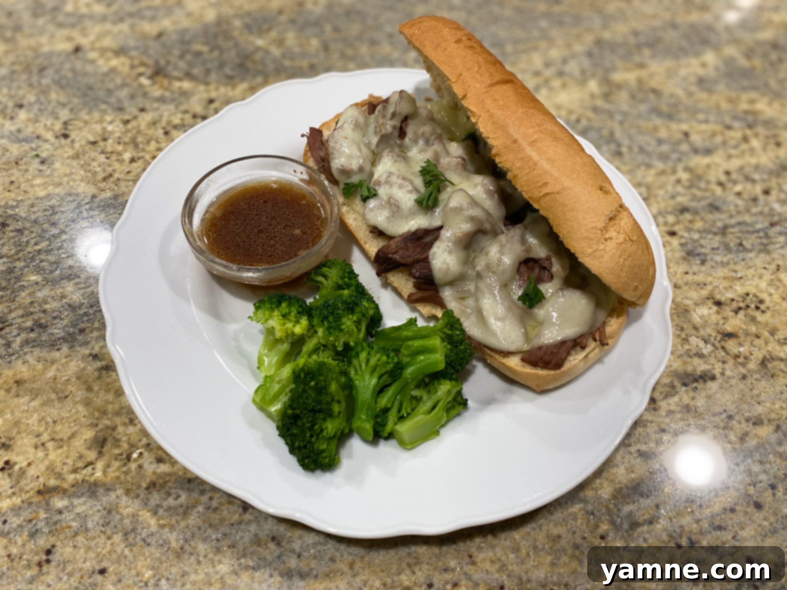 Effortless Crock-Pot French Dip Sandwiches 1 featured 9198