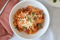 Effortless One Pan Lasagna