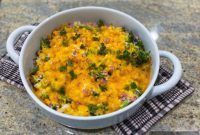 Ham, Broccoli, and Cauliflower Casserole