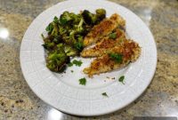 Parmesan Chicken and Broccoli Sheet Pan Dinner