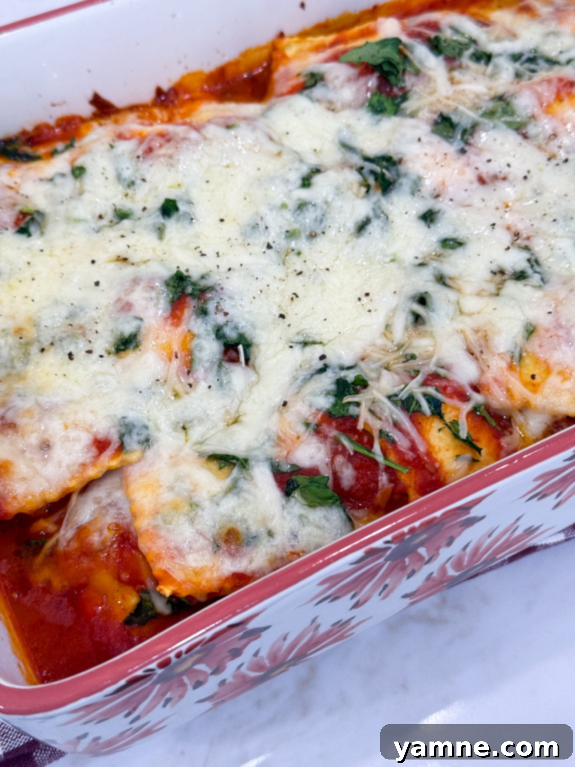 Cheesy Ravioli Casserole 1 featured 9529