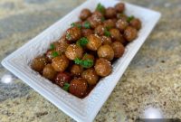 Easy Honey BBQ Slow Cooker Meatballs