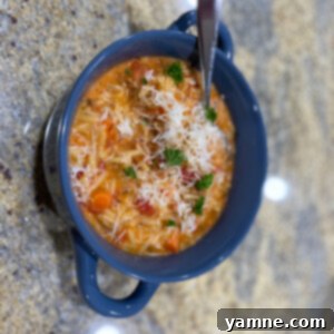 Savory Sausage and Orzo Soup 2 Sausage Orzo Italian Soup
