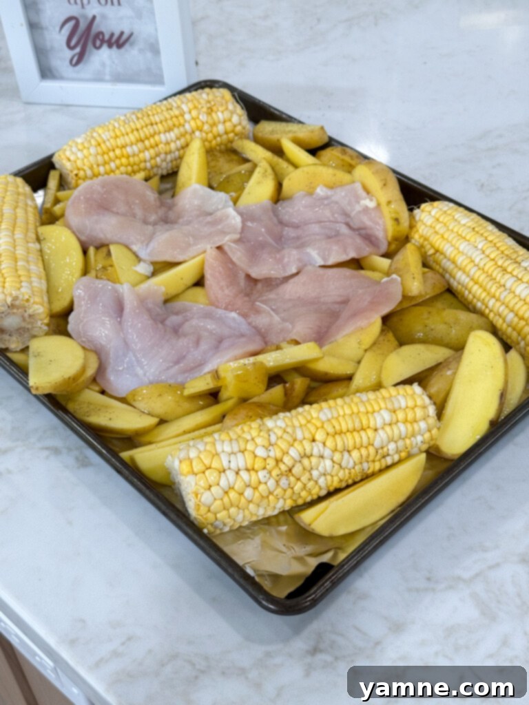 How to prepare sheet pan BBQ chicken