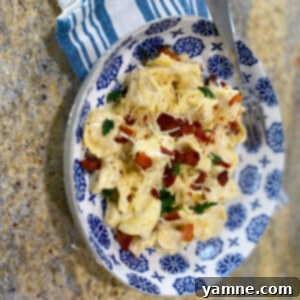 Bacon Tortellini Alfredo