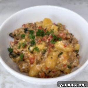 The best Sausage and Tomato Gnocchi