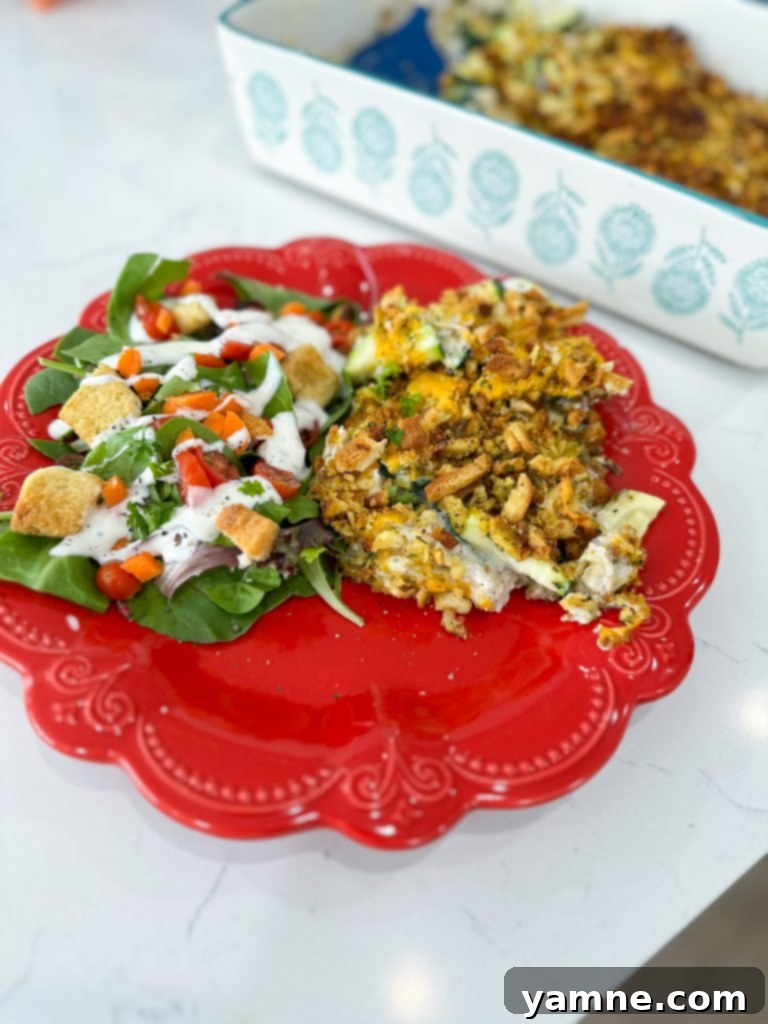 Zucchini Chicken Casserole Bake 4 Baked Chicken Stuffing Casserole