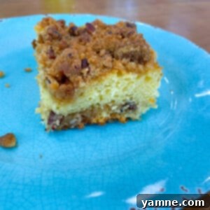 Delicious Cake Mix Coffee Cake with streusel topping