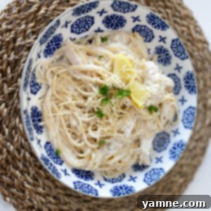 Lemon Chicken Spaghetti