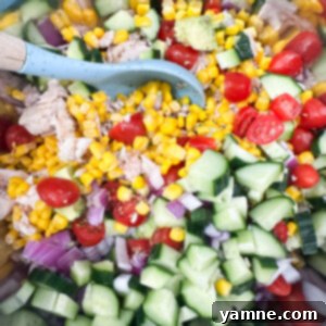 Avocado corn salad