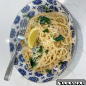 Lemon Spinach Pasta
