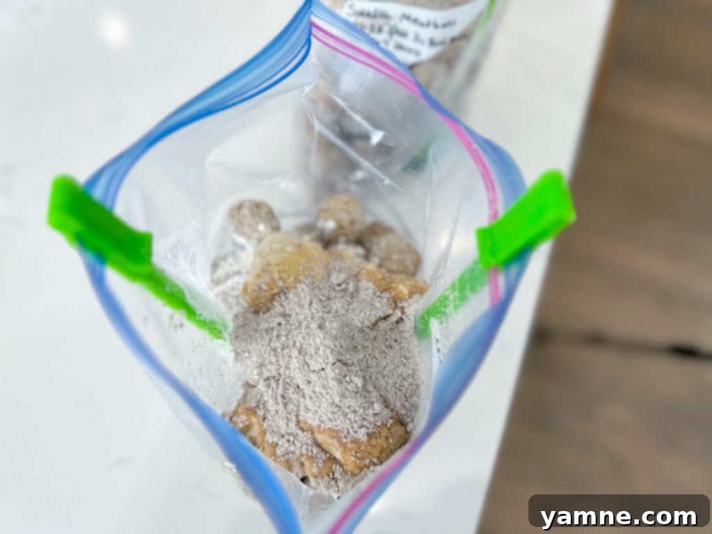 Hearty Slow Cooker Swedish Meatballs, ready for serving