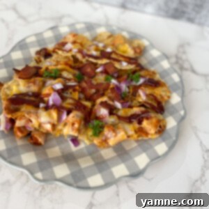 Sheet Pan BBQ Chicken Nachos