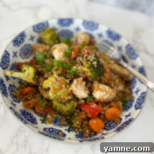 Honey Sesame Chicken and Vegetables