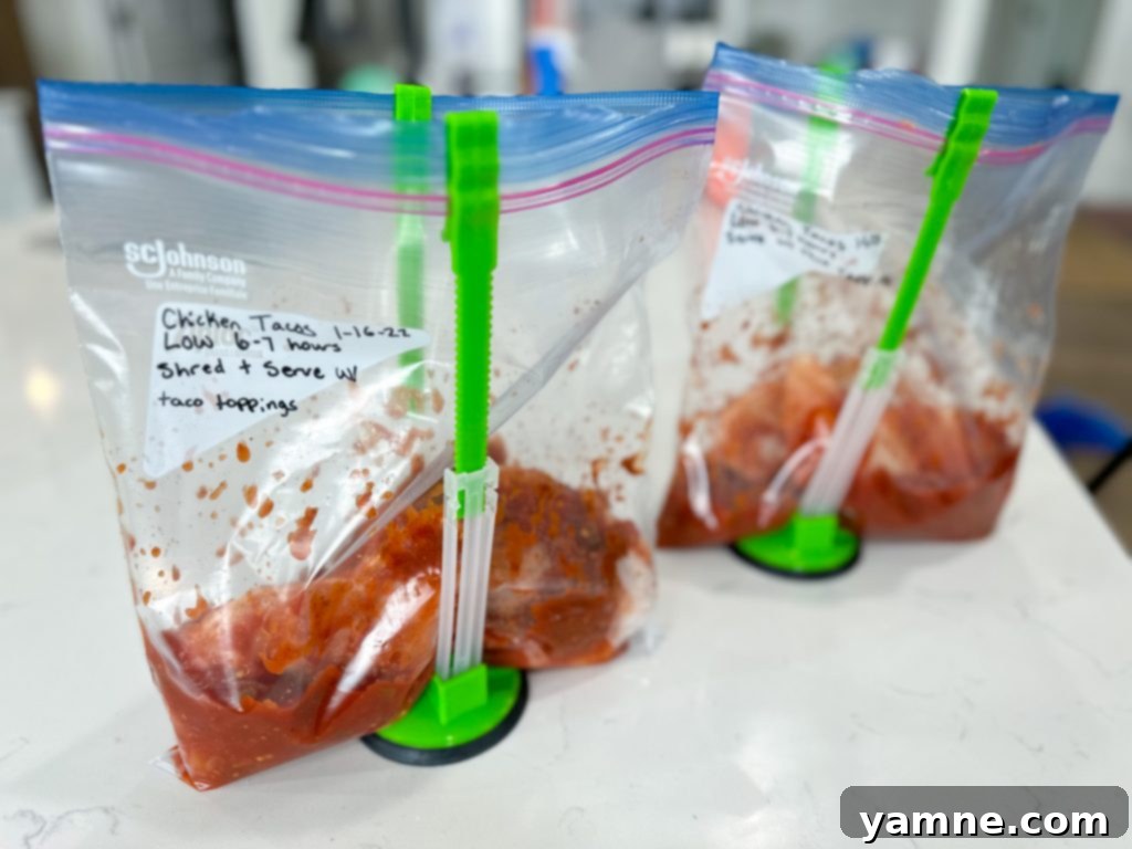 Slow Cooker Fiesta Chicken Tacos 3 Slow Cooker Shredded Chicken Tacos with Toppings