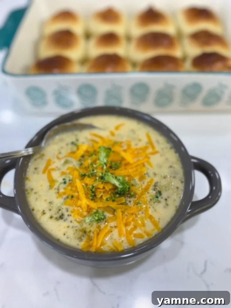 Crock-Pot Broccoli Cheddar Soup 4 Creamy Slow Cooker Broccoli Cheese Soup
