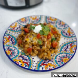 Slow Cooker Mexican Pasta