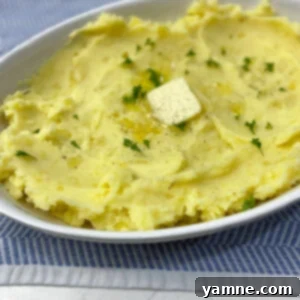 garlic herb mashed potatoes