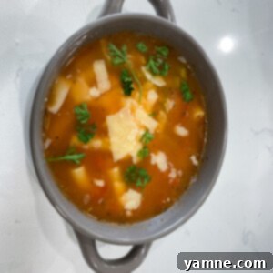 vegetable noodle soup