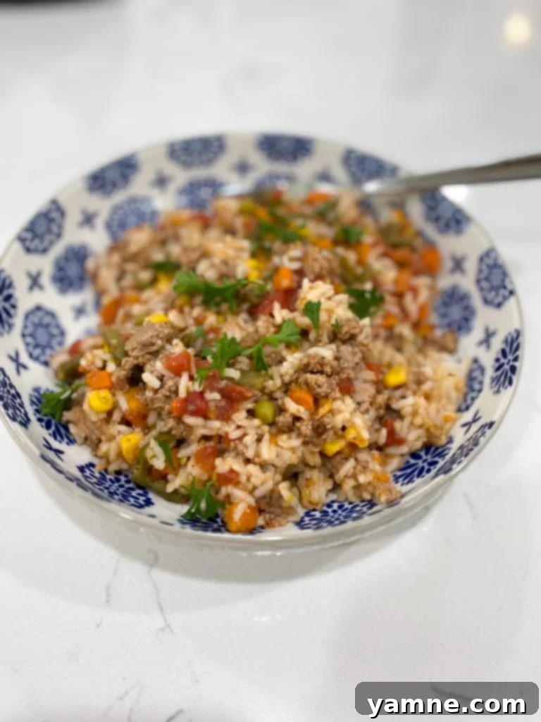 ground turkey and rice