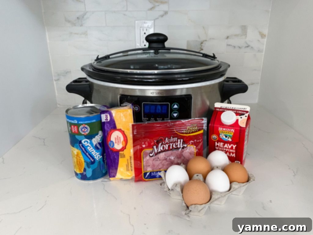 Savory Ham and Biscuit Bake 2 Delicious Slow Cooker Ham and Biscuit Casserole