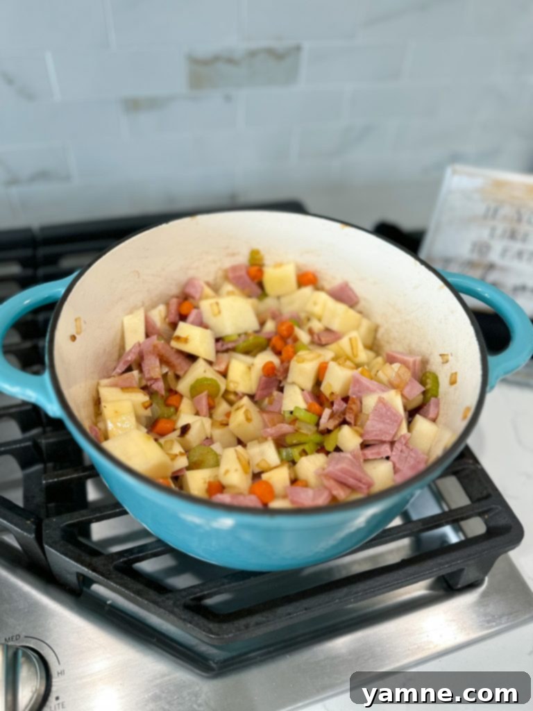 Ingredients for Ham and Potato Soup