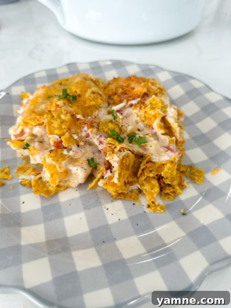 Ingredients for Dorito Chicken Casserole laid out on a kitchen counter