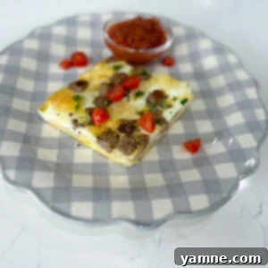 Sausage Crescent Breakfast Bake 7 img 14088 6