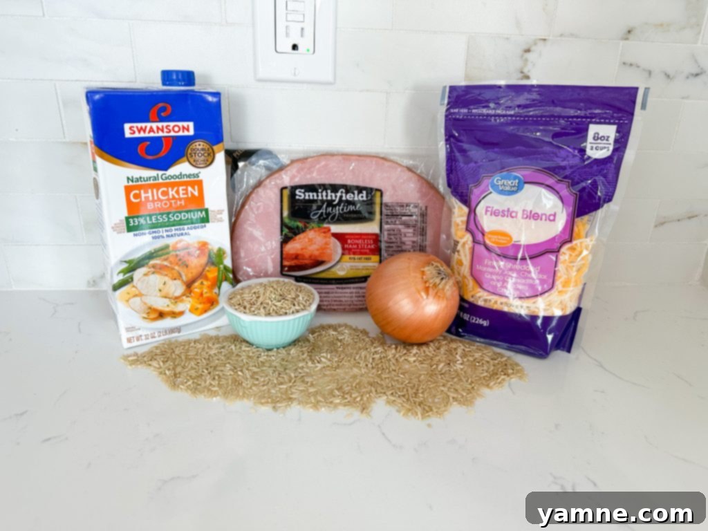 Broccoli Rice Skillet with Garlic and Lemon 2 Ham rice broccoli casserole