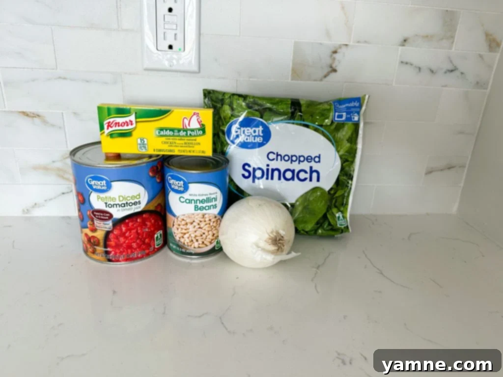 White Bean and Spinach Soup