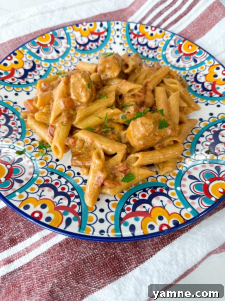 Tomato Honey Pasta with Chicken